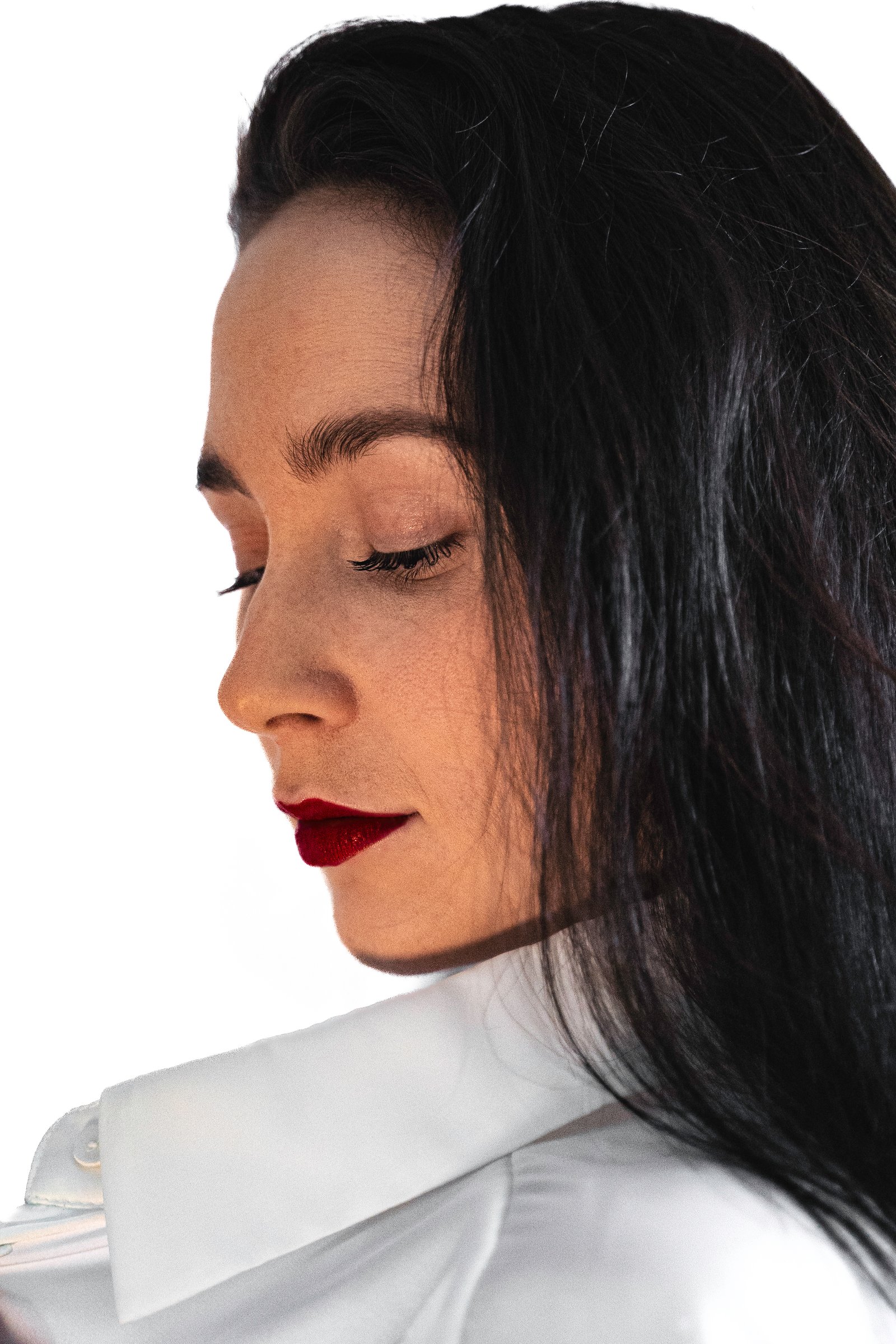 Portrait studio confiance couleur Paris